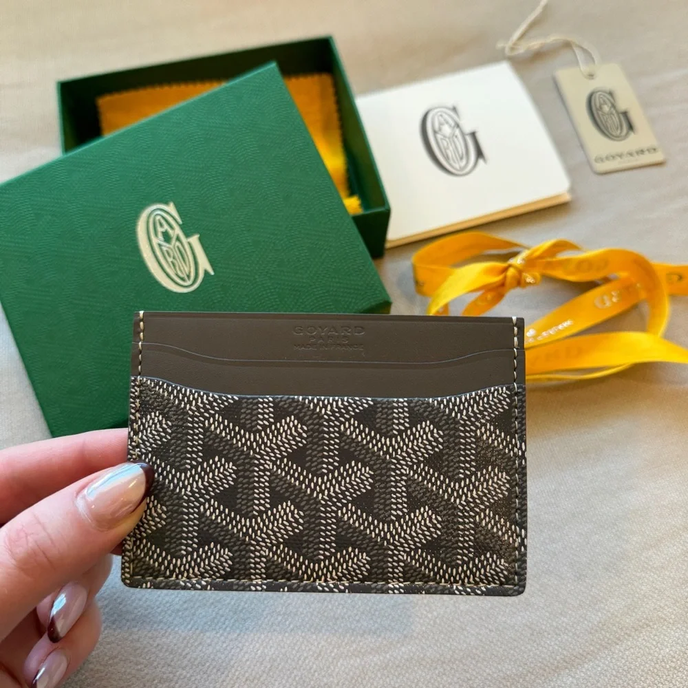 NWT🖤GOYARD🖤Goyardine Saint Sulpice Card Holder